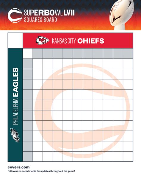 football super bowl squares|Super Bowl 2024 squares template: Download your free printable .